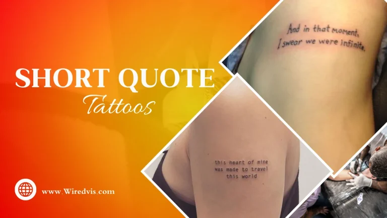 Short Quote Tattoos For All